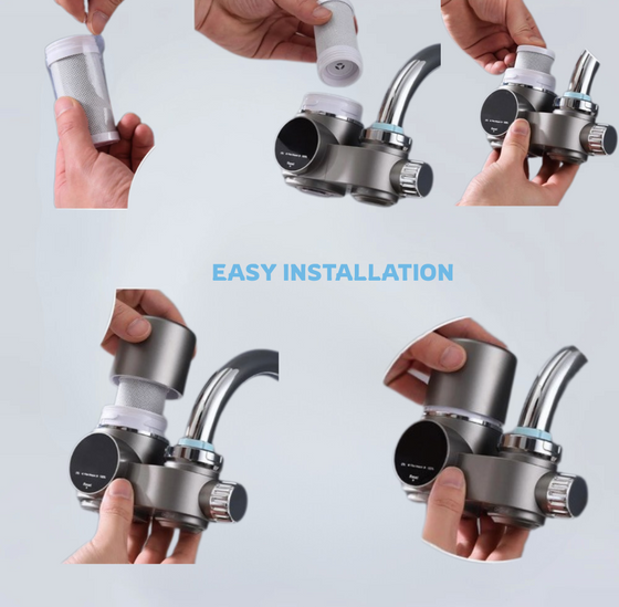 AQUESSENCE Digital Faucet Water Filter